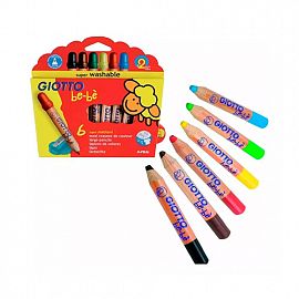 LAPIZ DE COLOR GIOTTO BEBE EST X6